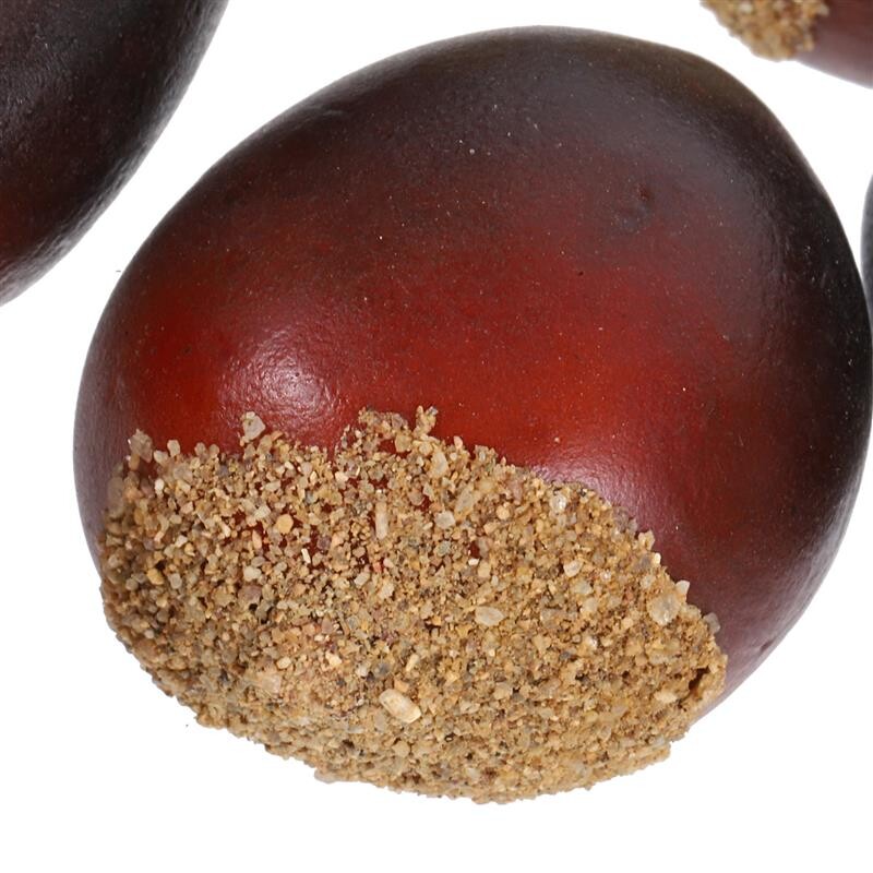 30 db mesterséges gesztenye modell hamis dió hab gesztenye karácsonyi díszek többcélú fotó kellék Karácsonyi otthon élethű dió dekor