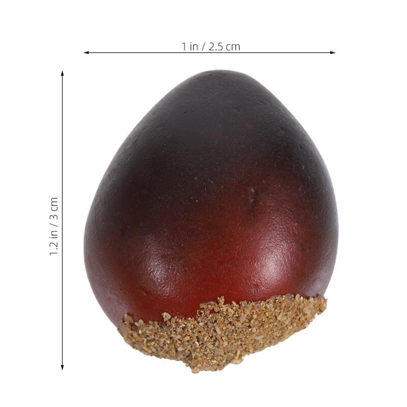 30 db mesterséges gesztenye modell hamis dió hab gesztenye karácsonyi díszek többcélú fotó kellék Karácsonyi otthon élethű dió dekor