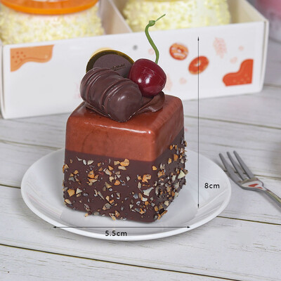 Epergyümölcs-szimulált kenyérmodell szimulált tortamodell Dísz hamis pékáru játék kellék Fotó kellék Gyermekjáték parti dekoráció