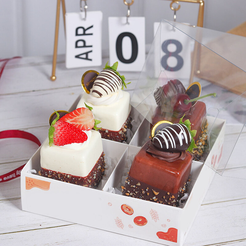 Epergyümölcs-szimulált kenyérmodell szimulált tortamodell Dísz hamis pékáru játék kellék Fotó kellék Gyermekjáték parti dekoráció