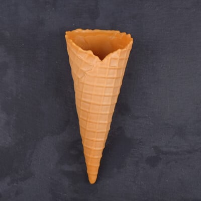 Szimulációs fagylalt, ropogós kúp modell, valósághű fagylalt, hamis étel, fényképes kellék, kijelződísz, desszertbolt, 1 db