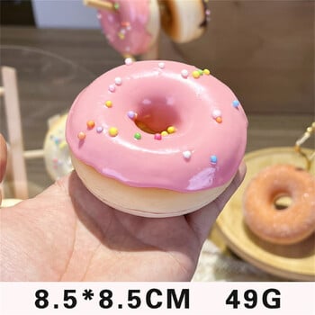 10cm Simulation Donuts Ψωμί ανακούφιση από το άγχος Fake Bread Cake Διακόσμηση σπιτιού Προβολή Γάμου Γλυκά Διακοσμητικά Φωτογραφικά στηρίγματα 1 ΤΕΜ