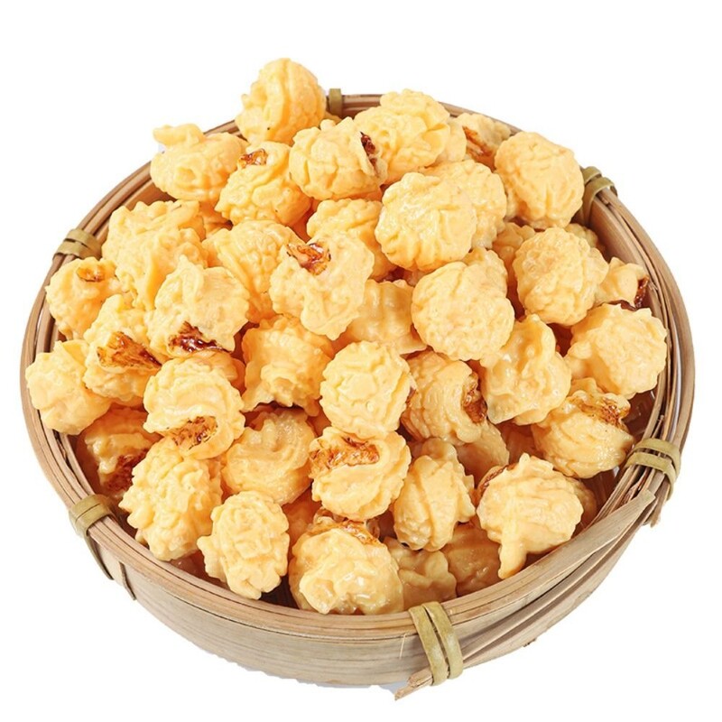 Simulációs pattogatott kukorica hamis étel mesterséges 3D kerek pattogatott kukorica modell Gyorsétterem kirakati kellékek parti kellékek dísz