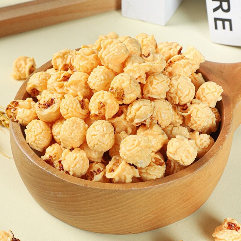 Simulációs pattogatott kukorica hamis étel mesterséges 3D kerek pattogatott kukorica modell Gyorsétterem kirakati kellékek parti kellékek dísz