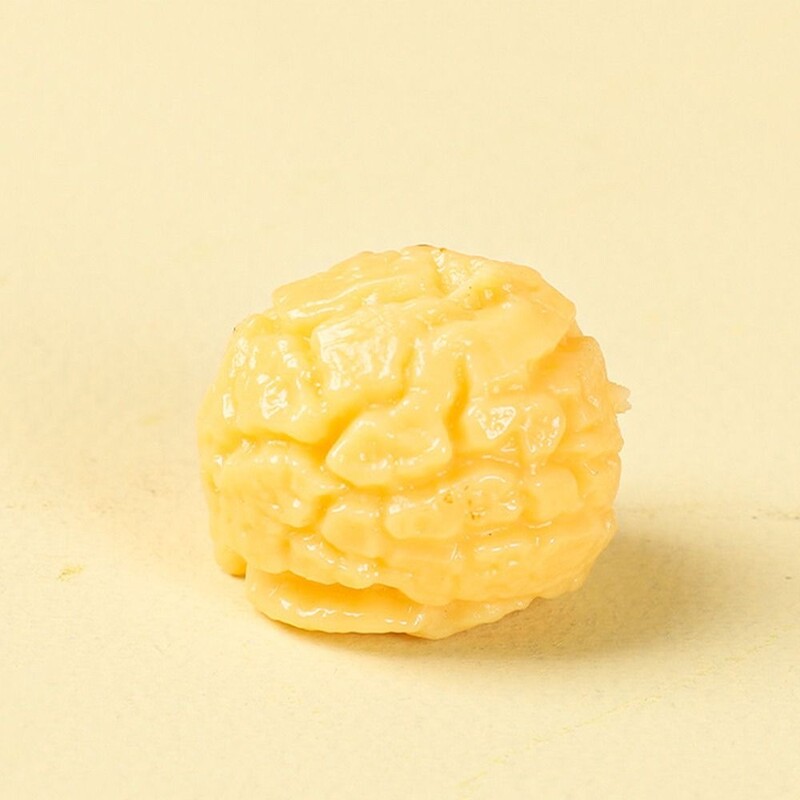 Simulációs pattogatott kukorica hamis étel mesterséges 3D kerek pattogatott kukorica modell Gyorsétterem kirakati kellékek parti kellékek dísz