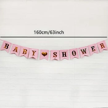 2pcs,Baby Shower Garland Decoration Birthday Party Favors Banner for Baby Girl Shower - Baby Girl Shower Decorations