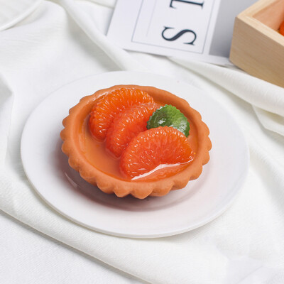 1 db mesterséges gyümölcs torta desszert esküvői party dekoráció tortadíszítés fotózás Professzionális ételszimulációs tortamodell