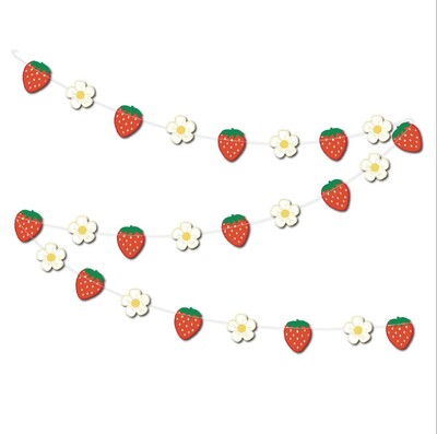 Görögdinnye füzér nyári görögdinnye törpe zászló hawaii gyümölcsök örvények medálok trópusi tengerpart boldog születésnapi parti dekoráció