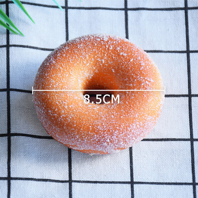 1db mesterséges kenyér szimuláció fánk modell hamis sütemény pékség ablak kellékek esküvői parti desszert asztal dísz gyerekjáték