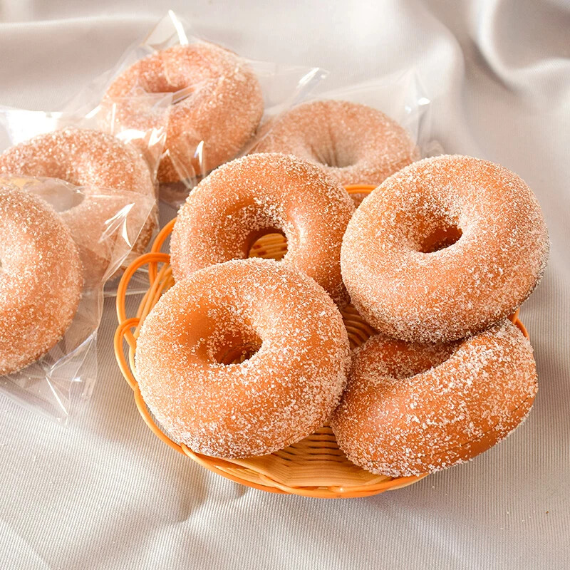 1db mesterséges kenyér szimuláció fánk modell hamis sütemény pékség ablak kellékek esküvői parti desszert asztal dísz gyerekjáték