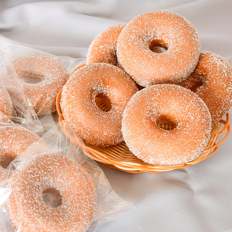 1db mesterséges kenyér szimuláció fánk modell hamis sütemény pékség ablak kellékek esküvői parti desszert asztal dísz gyerekjáték