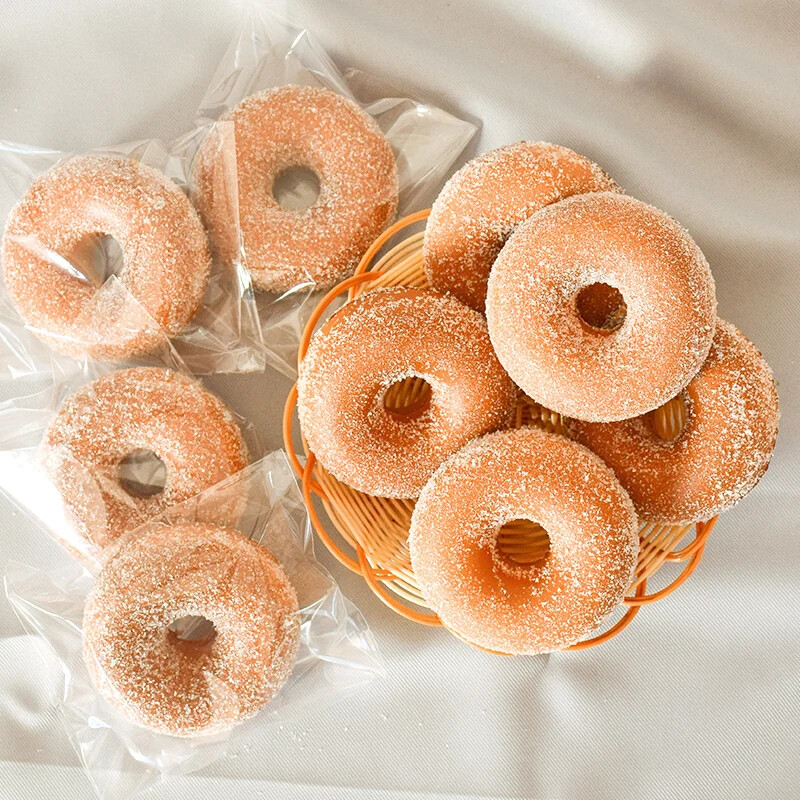 1db mesterséges kenyér szimuláció fánk modell hamis sütemény pékség ablak kellékek esküvői parti desszert asztal dísz gyerekjáték