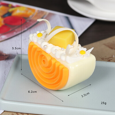 Biscuiți artificiali în formă de jumătate de bloc Decorare alimentară falsă Fotografie Simulare alimentară Pro Model Tort ceai Decorare masă FCYY074