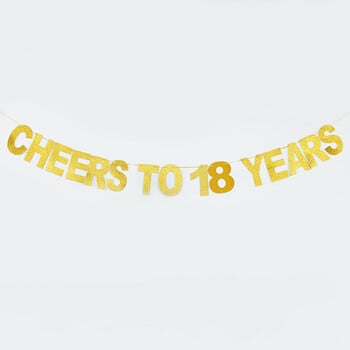 Cheers To Beers 21st 30th 40th 50th 60th Years Birthday Party Black Gold Beer Cup Banner Happy Birthday Party Decor Garland