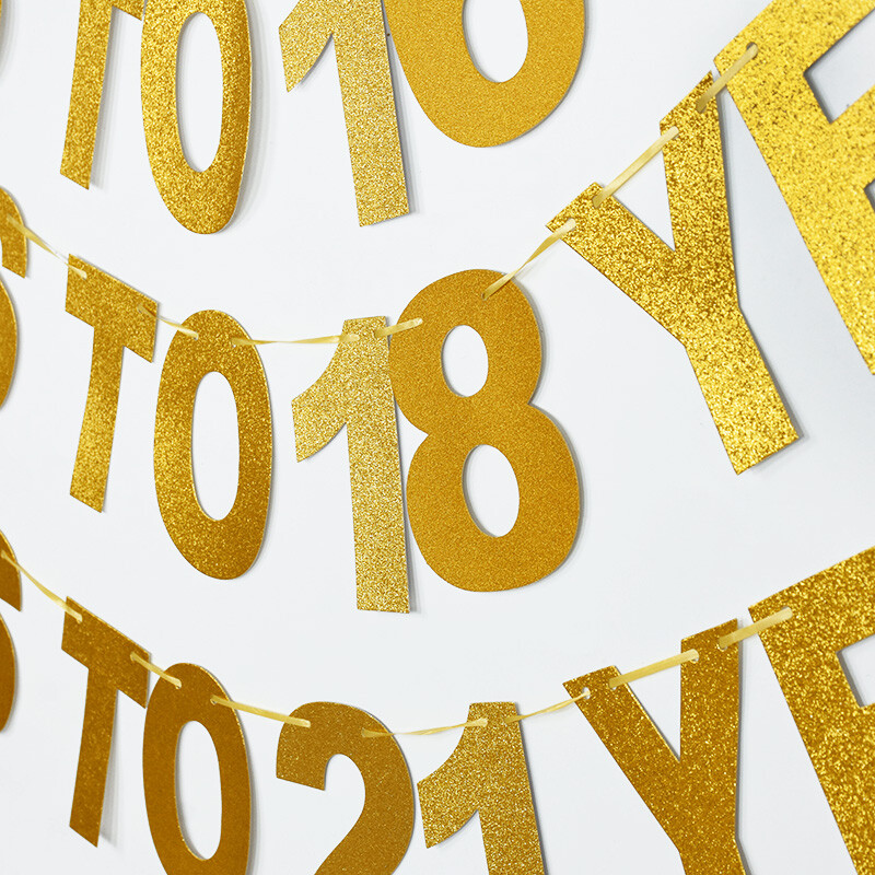 Cheers To Beers 21. 30. 40. 50. 60. születésnapi party Black Gold Beer Cup Banner Boldog születésnapi parti dekoráció Garland