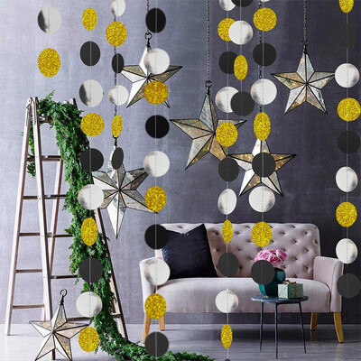 Újévi ballagás, 2024, buli háromszög zászló, fekete arany ezüst transzparens díszek Leánybúcsú születésnapi dekorációs zászlók