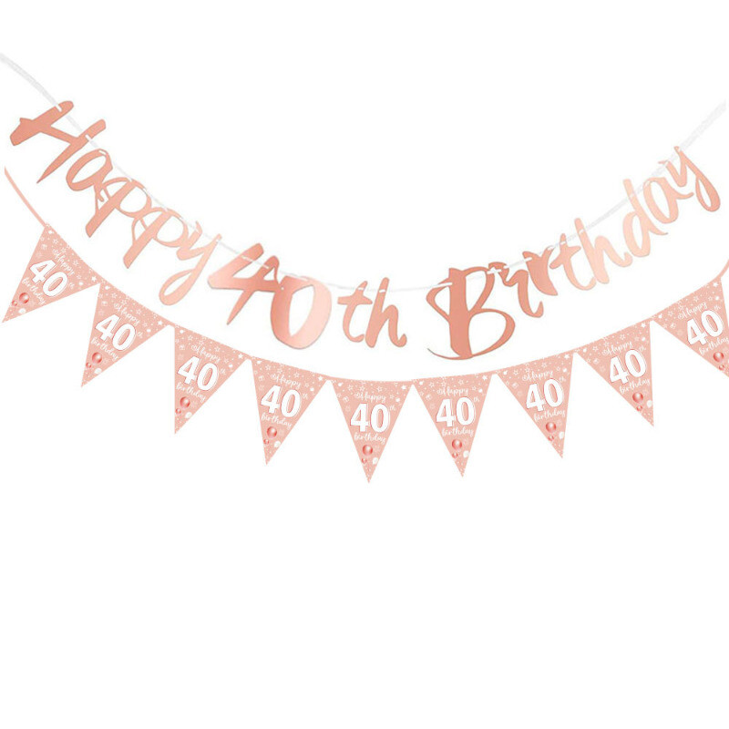 Boldog születésnapot, fekete arany 30-as szám, zászlók, függő transzparensek, díszítő férfiak, nők, 30. születésnapi parti háttérdíszek