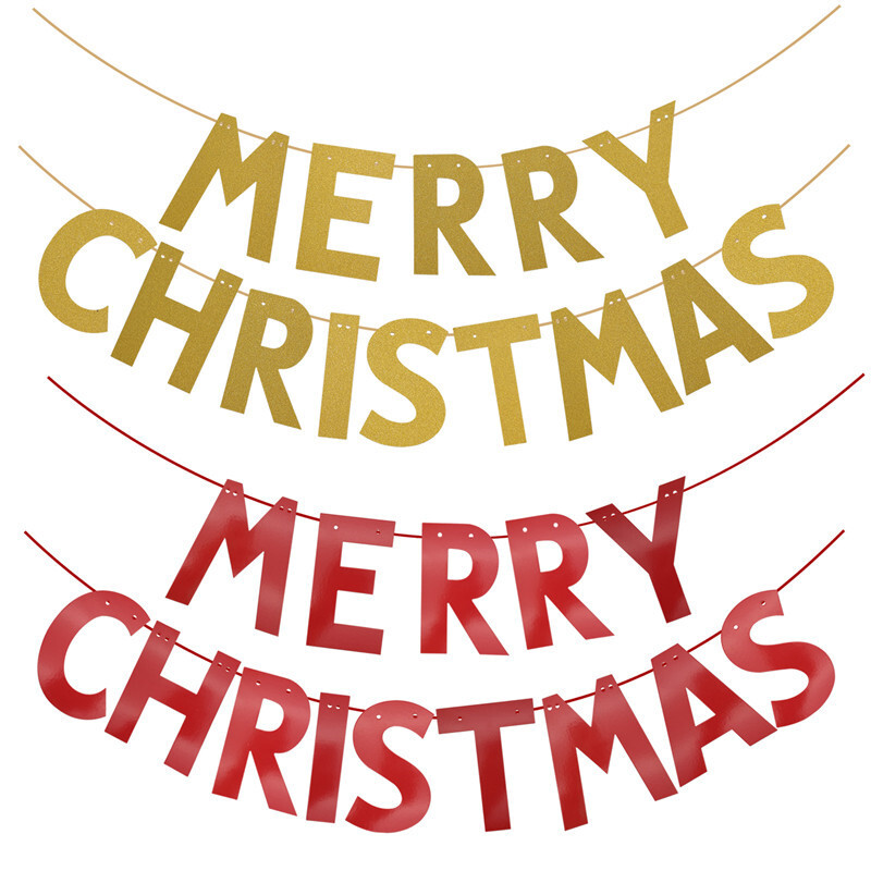 1 szett fekete arany boldog új évet jelző szalaghirdetés 2024-es újévi parti sármány zászló évfordulóhoz, boldog karácsonyt Garland Háztartási kellékek