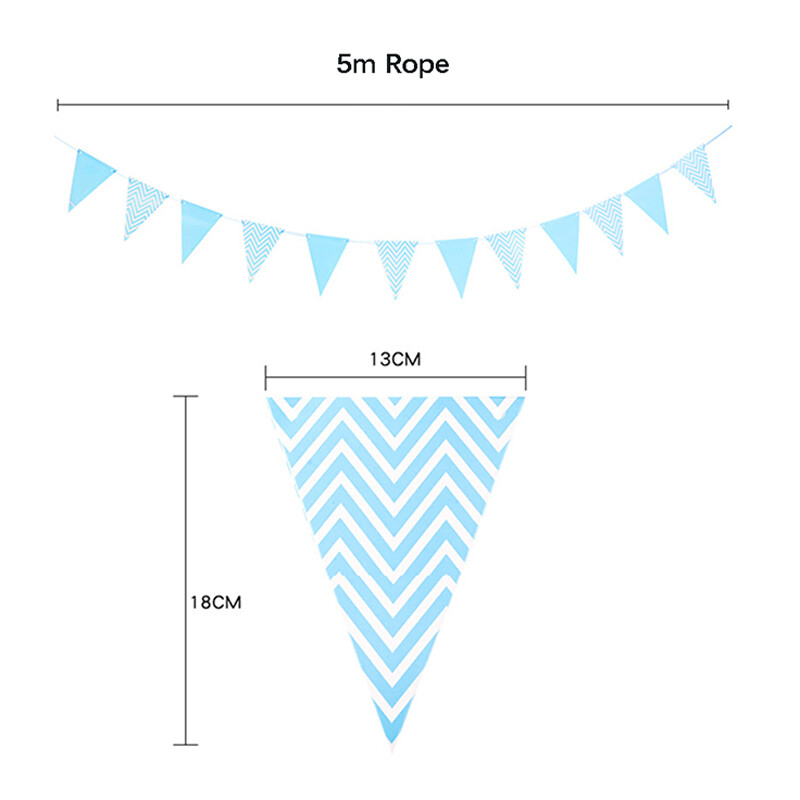 3 m 12 zászló arany rózsaszín papír karton füzér zászló baba zuhanyhoz születésnapi parti dekoráció gyerekszoba dekoráció füzér sármány
