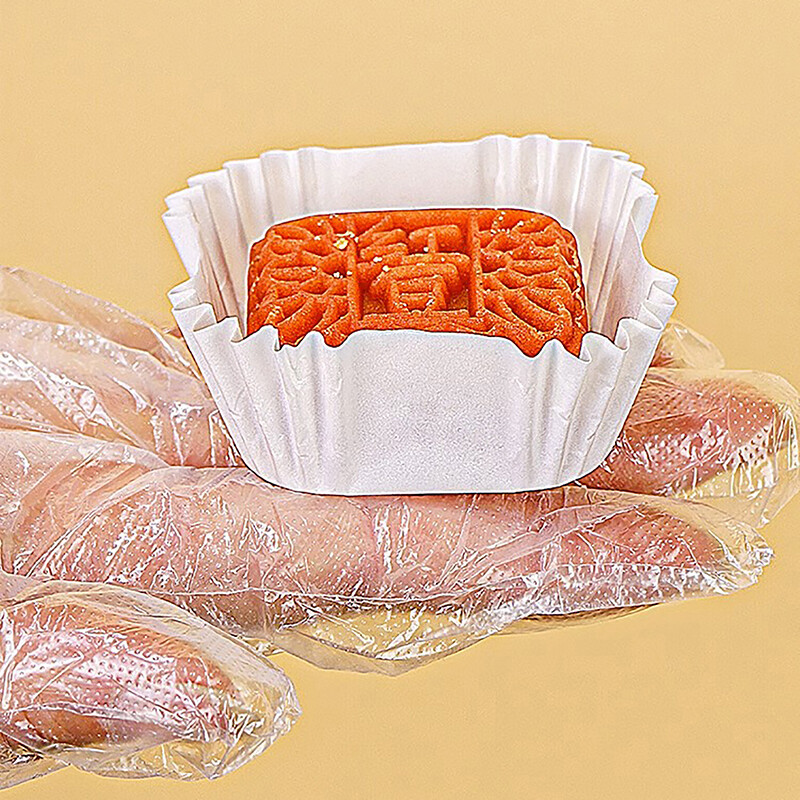 500/1000 vnt Kvadratiniai keksiukų įdėklai Kepimo puodeliai Keptuvių įdėklai Vakarėlių reikmenys Blynaičių puodelių pagrindai Popieriniai kilimėliai Riebalams atsparūs puodeliai