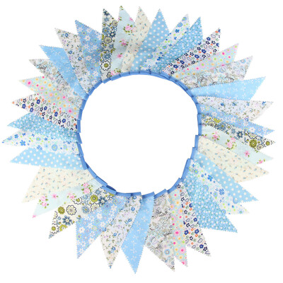 10M Vintage Virág Szövet Sármány Banner Virágnyomat Zászlók 36 Zászló bulihoz Esküvői Születésnapi Fesztivál lobogó Dekor