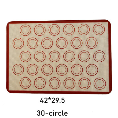 1 db 42x29,5 cm-es szilikon Macaron sütőszőnyeg, tapadásmentes szilikon bélésű tepsi és tekercs makaróni tészta sütemény sütemény készítéséhez