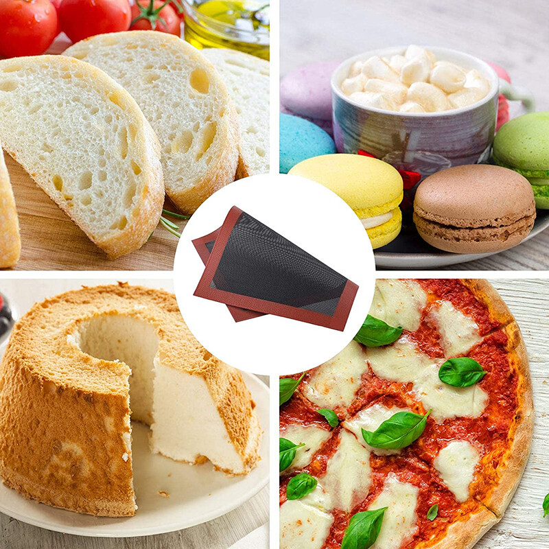 Újrafelhasználható szilikon sütőalátétek tapadásmentes BBQ grillszőnyeg párna sütőlap Sütőszőnyeg piknik sütitálca grillsütő eszközök