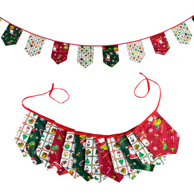 3,5 M többszínű szövet sármány 12 pajzszászló Esküvői party dekoráció Banner Otthon Babazuhany karneváli füzér