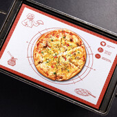 Üvegszálas szilikon sütőszőnyeg nagy dagasztólap, tapadásmentes felületű, gördülő tésztalap, mérleggel konyhai tésztalaphoz