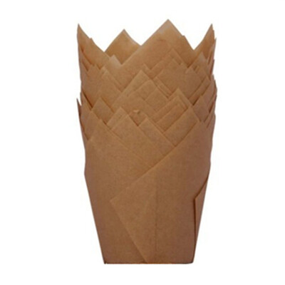 Légy kreatív a 200 db tulipános cupcake béléssel – barna sütőpoharak minden alkalomra tökéletesek