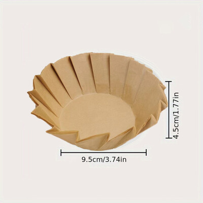 50/100 db tortaforma bélés sütéshez, eldobható papír tortaformák tapadásmentes papírformák, pite Ananász font torták pergamenpapír