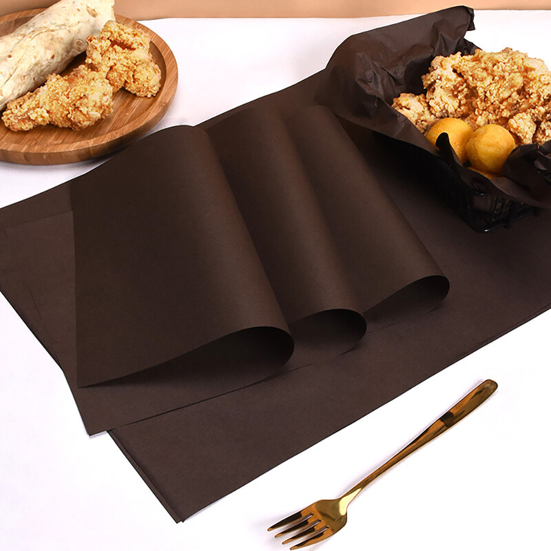 100db olajálló viaszpapír vízálló ételcsomagoló burger krumpli kenyér szendvics csomagolópapír sütőpapír sütősütő eszközök