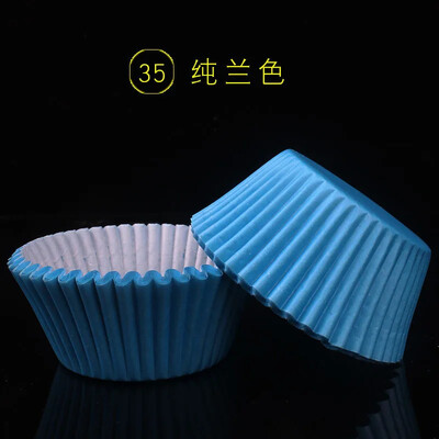 Desszert Sült sütemények Cupcake fedők Konyhák Kiegészítők Tortatartó Konyhai edények Csokoládé csésze forma 100 részes tésztakészlet