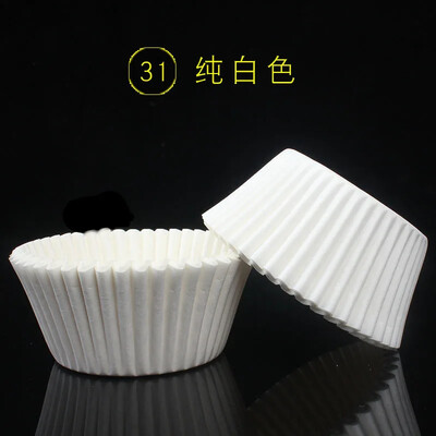 Desszert Sült sütemények Cupcake fedők Konyhák Kiegészítők Tortatartó Konyhai edények Csokoládé csésze forma 100 részes tésztakészlet