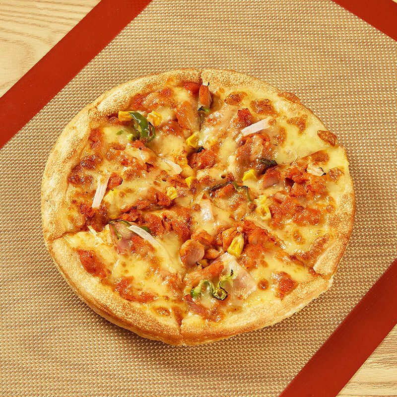 Szilikon sütőszőnyeg gombos, tapadásmentes sütőbetétekkel, újrafelhasználható hőálló tésztaszőnyeg, szivárgásbiztos sütilapos sütési kellékek