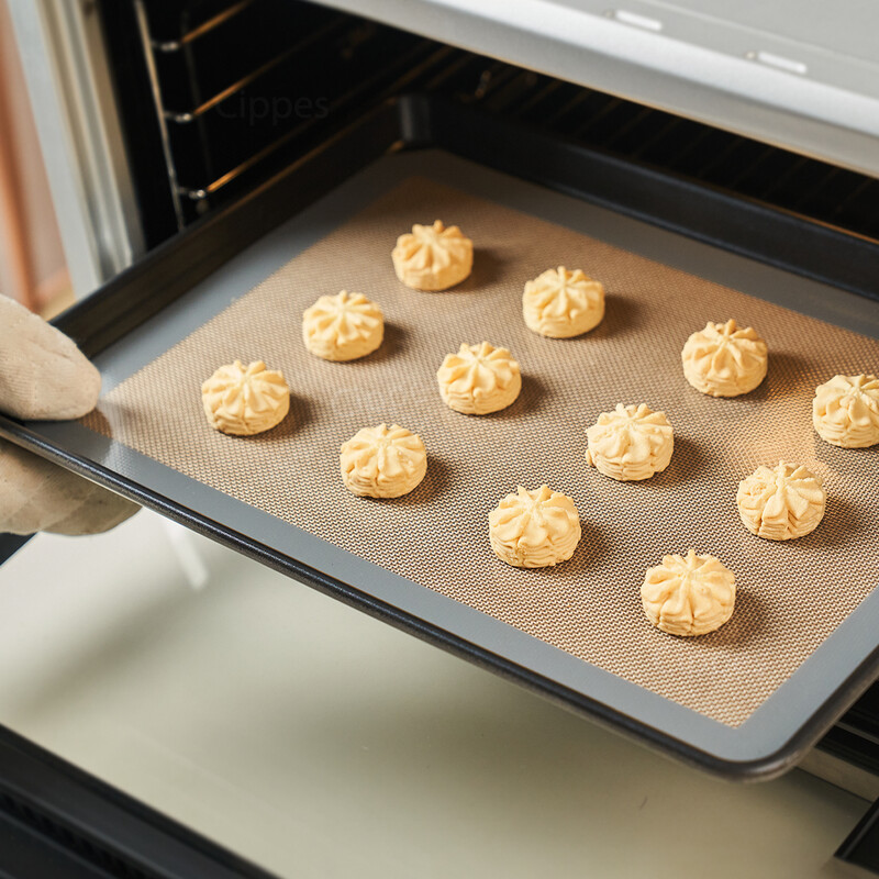 2 db szilikon sütőalátét sütőhöz, 42x29,5 cm, újrafelhasználható, tapadásmentes, hőálló sütőedénylap bélés, süteményekhez Macaron Bread