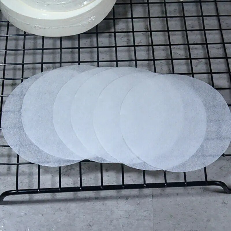 100db hamburger pogácsapapír, viaszpapír a fagyasztott préselt pogácsák szétválasztásához burger pogácsához