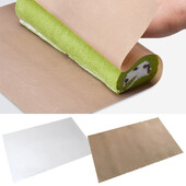 60 * 40 cm Nelipnus aliejinis audinys Audinys nuo alyvos Linoleumas Aukštos temperatūros Nelipnus BBQ Orkaitės kepimo kilimėlis Pakartotinis aliejaus popieriaus kepimo padėklas