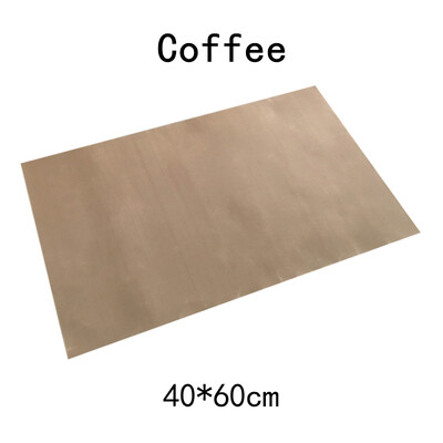 60 * 40 cm Nelipnus aliejinis audinys Audinys nuo alyvos Linoleumas Aukštos temperatūros Nelipnus BBQ Orkaitės kepimo kilimėlis Pakartotinis aliejaus popieriaus kepimo padėklas