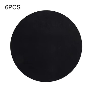 6 db Kerek tapadásmentes szőnyeg serpenyősütő betétlap főző wok konyhai sütőlap BBQ sütőalátét átmérő 24 cm hordozható konyhai eszközök