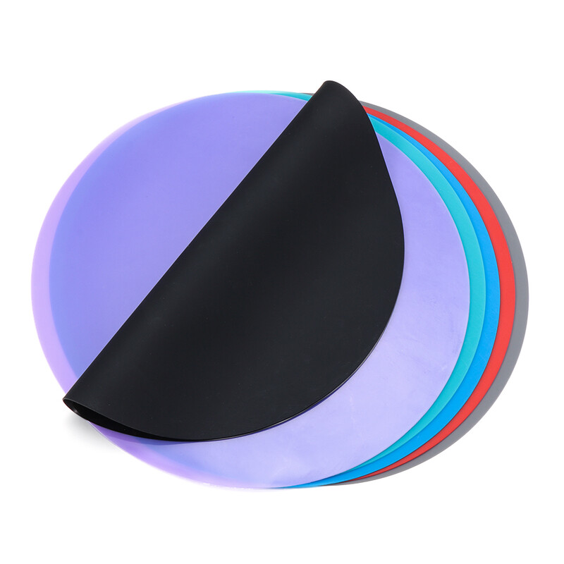 Puha, tapadásmentes, kerek mikrohullámú szőnyeg, szilikon sütőlap, asztali tésztatálca főzőeszköz Otthoni konyhai kiegészítők