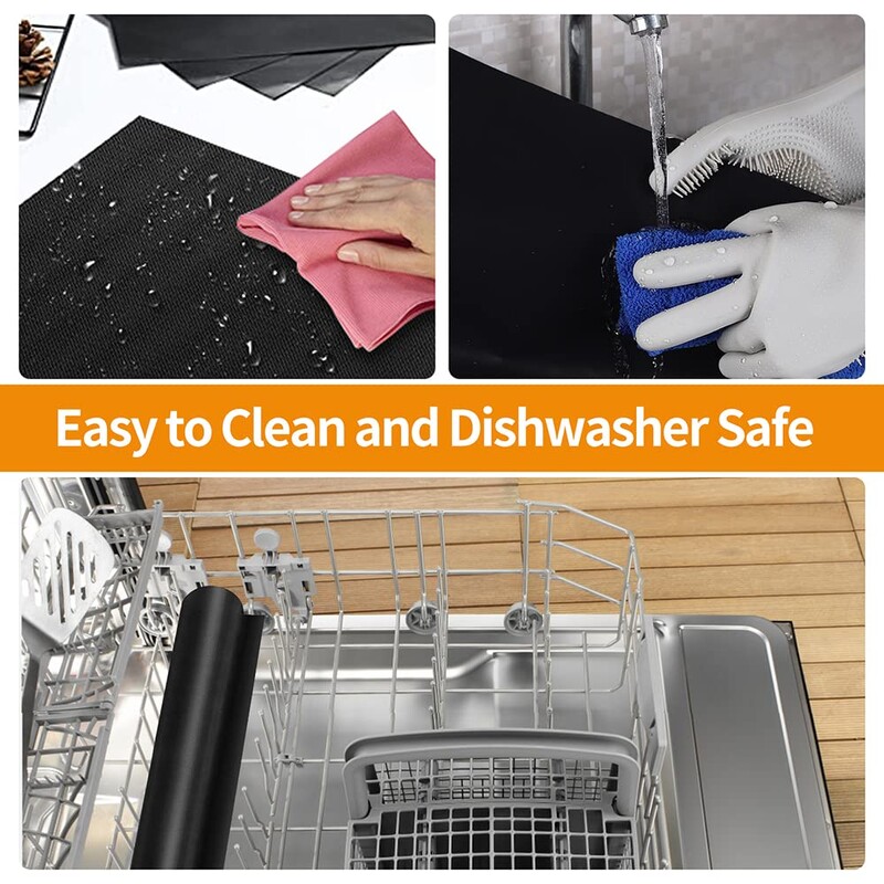 24x16 hüvelykes újrafelhasználható BBQ grillszőnyeg, tapadásmentes, nagyméretű grilllapos sütőbetét sütéshez Főzéshez Könnyen tisztítható