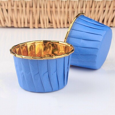 50db papír tortadíszítő forma kör alakú muffin tortasütő főzőeszköz