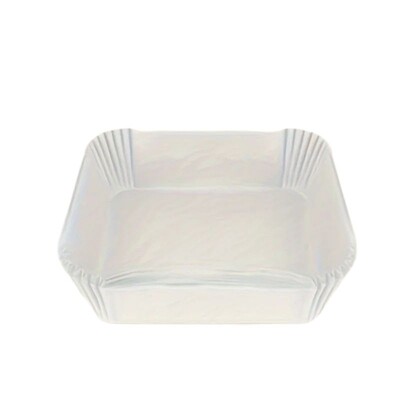 30db, Air Fryer eldobható papírbélés, 16cm*16cm/6.29inch*6.29inch bélések Air Fryerhez [Fit 2-8 QT ], tapadásmentes pergamen