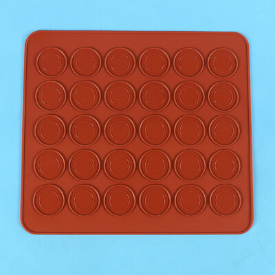Szilikon barkács süteménysütő 30 üreges tészta torta macaron szőnyeg sütő sütőforma lap alátét tálcás főzőlap konyhai eszközök