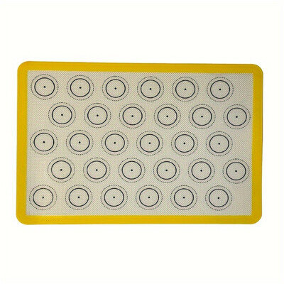 Silikoninis kepimo kilimėlis – daugkartinio naudojimo orkaitės kepimo padėklas – Can Bbtain 3 spalvų nelipnus Greitai, paprastas ir lengvai valomas kepinių sausainiai Dovanos