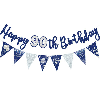 Boldog 30. 40. 50. 60. születésnapot Banner Zászlók Party Photobooth Kellékek Hátterek Dekoráció Felnőtt 30 40 50 60 éves évforduló