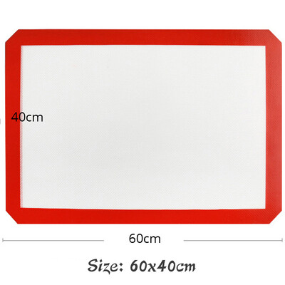 Nelipnūs silikoniniai kepimo kilimėliai sausainių kočiojimo tešlos kilimėlis aukštai temperatūrai atsparus stiklo pluošto orkaitės kilimėlis tešla Miltų fondantas