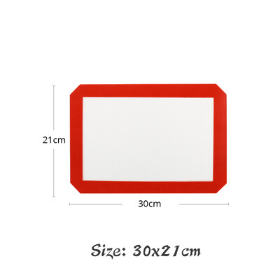 Nelipnūs silikoniniai kepimo kilimėliai sausainių kočiojimo tešlos kilimėlis aukštai temperatūrai atsparus stiklo pluošto orkaitės kilimėlis tešla Miltų fondantas