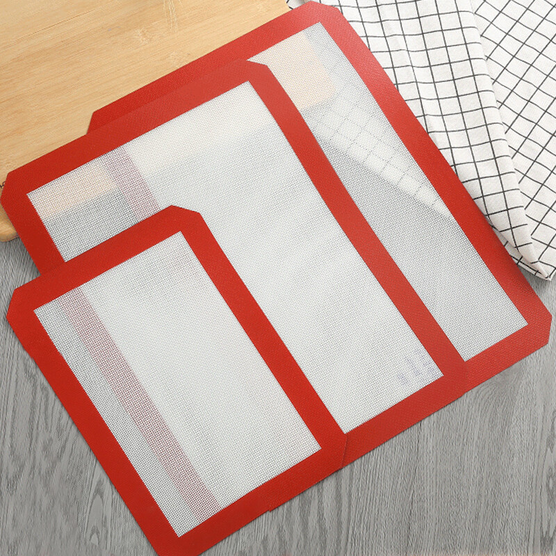 Nelipnūs silikoniniai kepimo kilimėliai sausainių kočiojimo tešlos kilimėlis aukštai temperatūrai atsparus stiklo pluošto orkaitės kilimėlis tešla Miltų fondantas